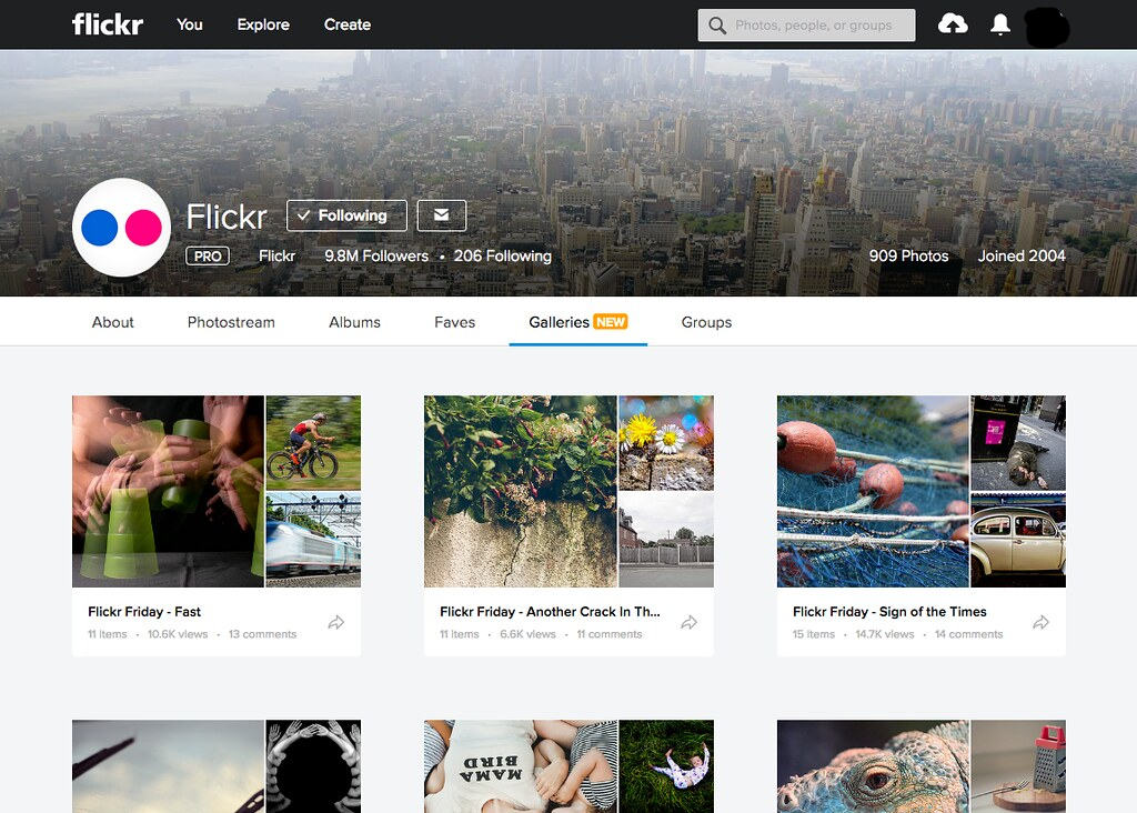 Flicker Developed in PHP