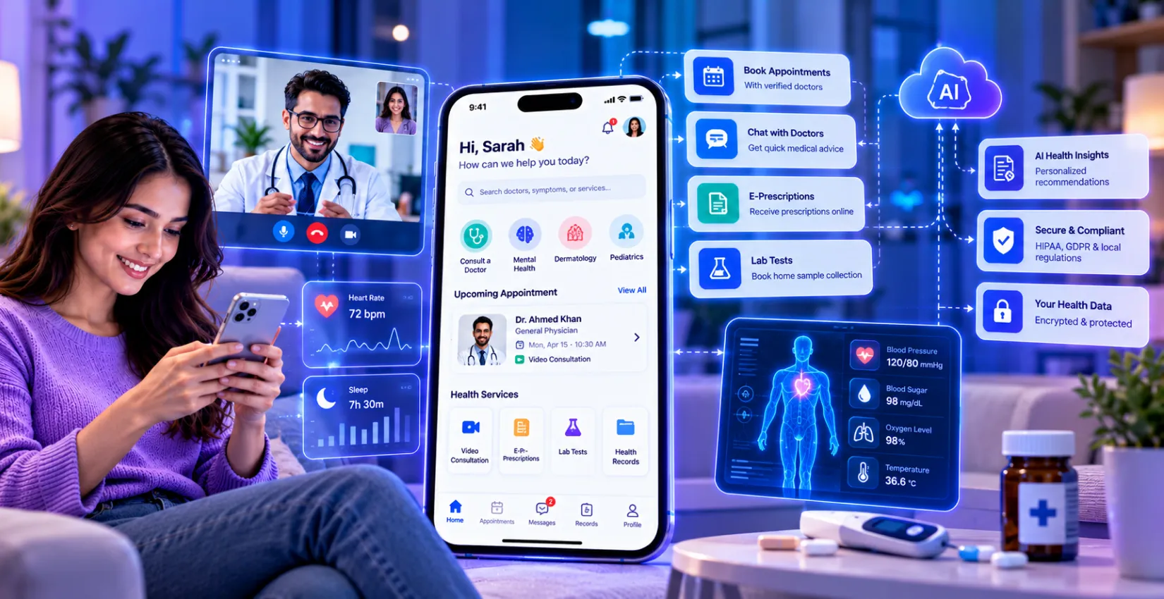 Telehealth Software Development: Complete Guide to Features, Cost & Compliance (2027)