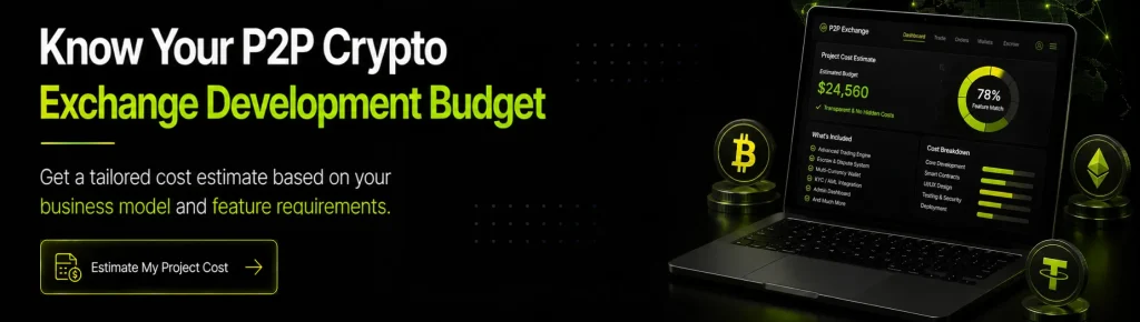 p2p crypto exchange software development company