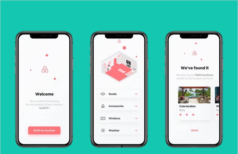 process to make an app like airbnb