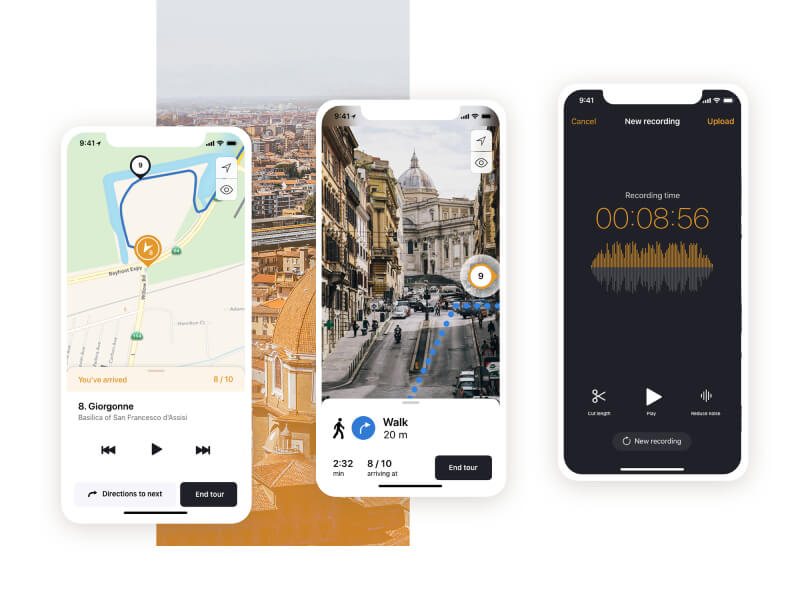 audio tour guide app development 