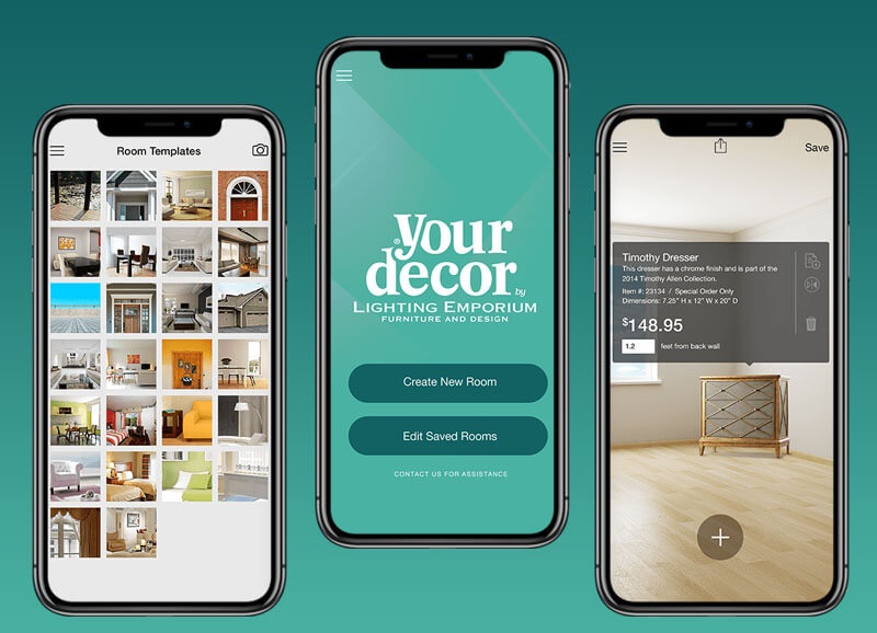 home decor ecommerce app