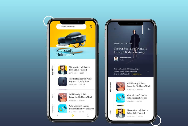 how to develop news app