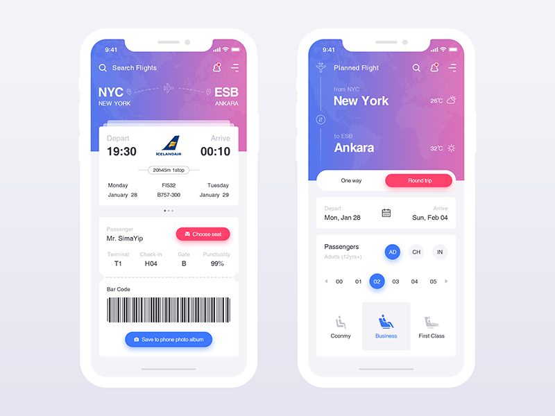 Characteristics of Flight Booking Mobile App