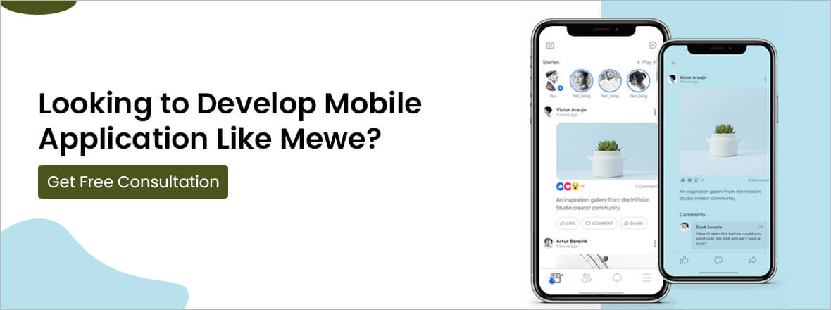 How to make an app like MeWe? Development Cost and Features
