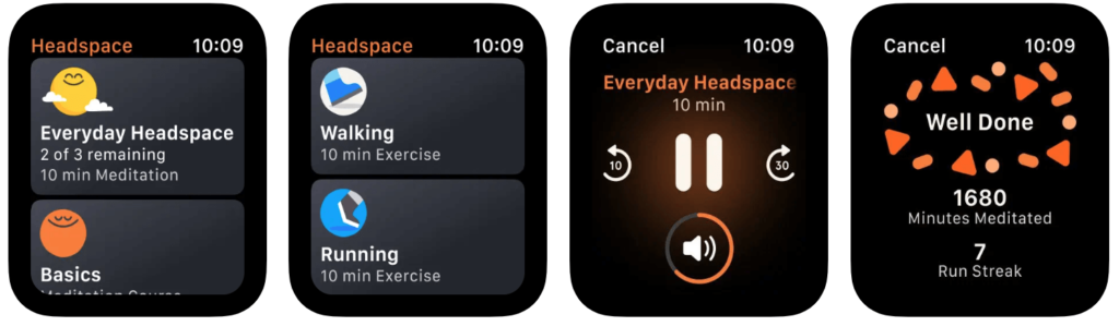 Headspace apple watch app