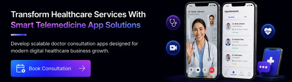doctor-on-demand app development CTA