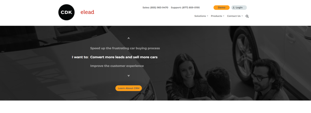 eLead CRM - automotive DMS development