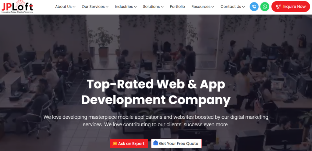 Jploft - one of the best cross platform app development companies