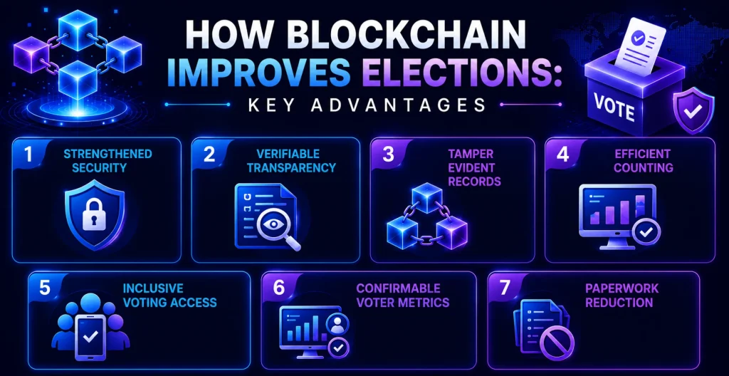 Benefits of Blockchain in Voting Systems
