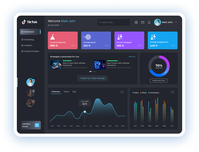 Features of Admin Panel
