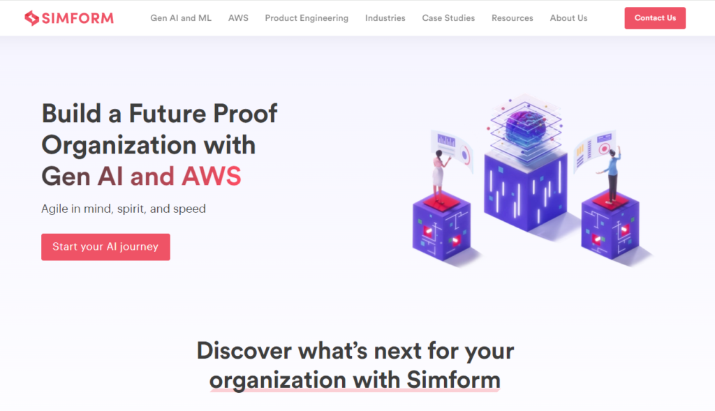 Simform - top rated mobile app development companies in Singapore