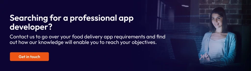Food Delivery App Developer CTA2
