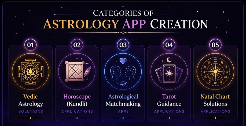 Types of Astrology App Development