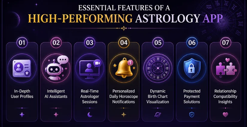 Core Features of a High-Performing Astrology App