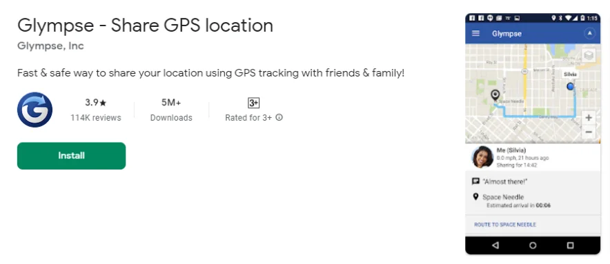 Share GPS location