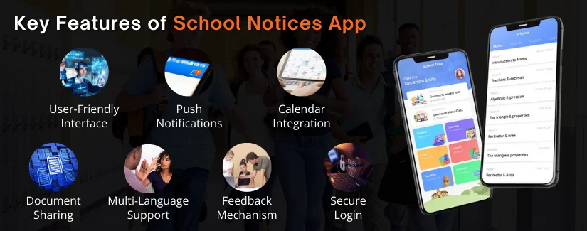 Key Features of a School Notices App