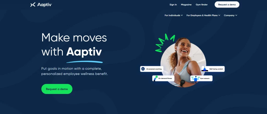 Aaptiv (one of the Top Wellness Apps 2024)