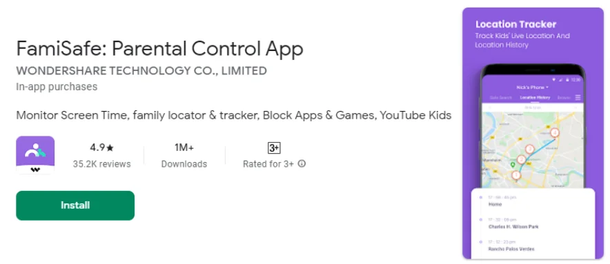 Parental Control App & Location Tracker