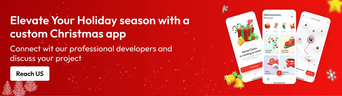 Custom Christmas app ideas CTA
