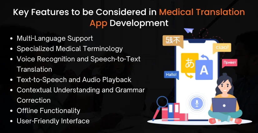 Medical Translation App Development Features