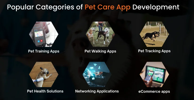 Pet Care App Development Categories