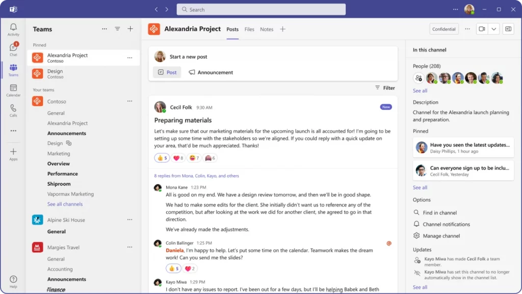 Microsoft Teams: famous discord alternatives