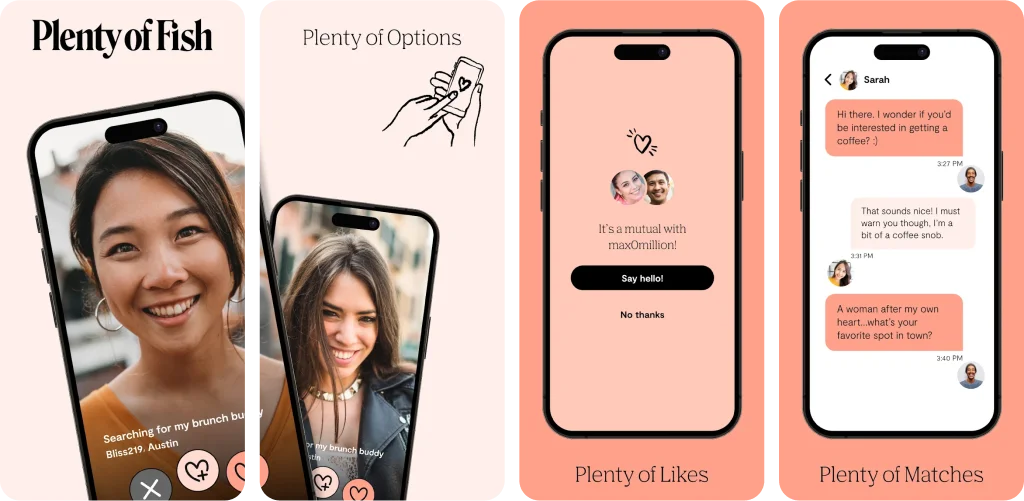 PlentyofFish: famous dating apps in USA