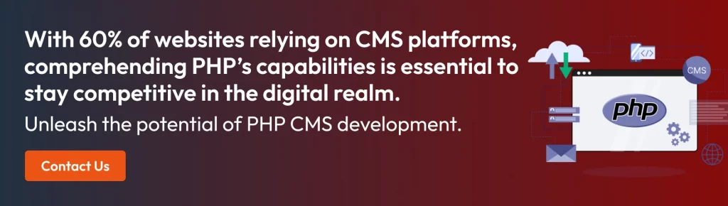 PHP CMS development - contact us