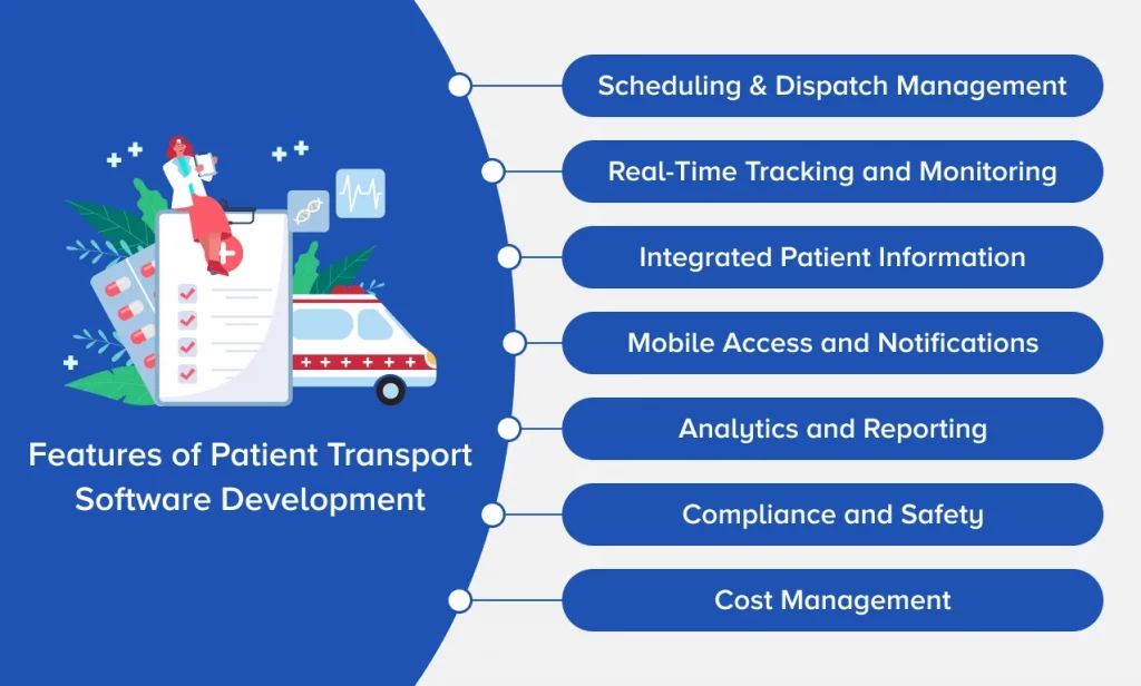 Key Features We Incorporate in Our Patient Transport Software Development