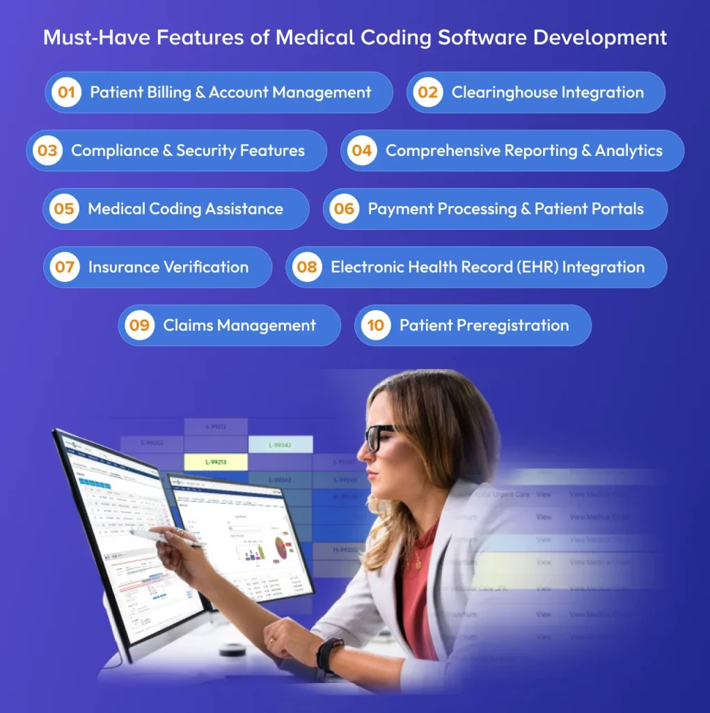 Must-Have Features of Medical Coding Software Development
