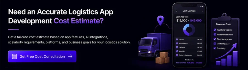 Logistics Mobile App Development 