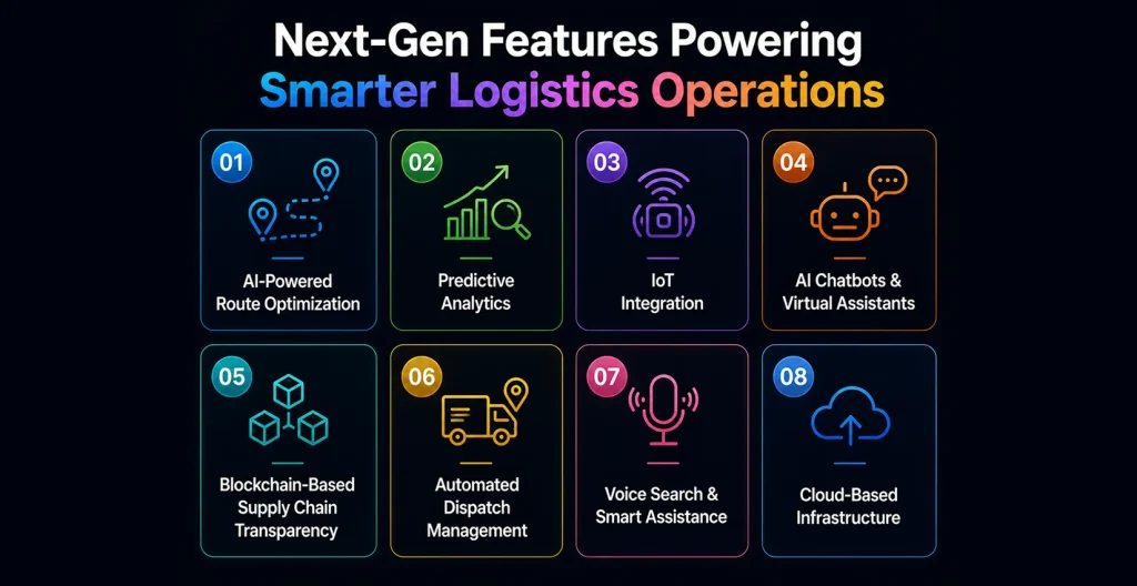 Key Features of Logistics Mobile Apps