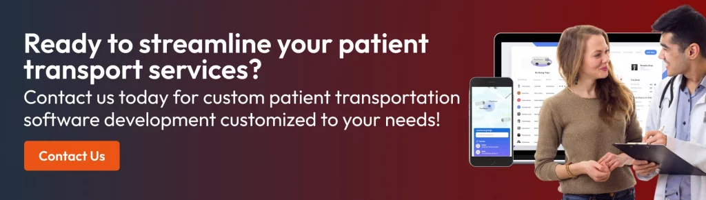 Patient Transport Software Development cta1