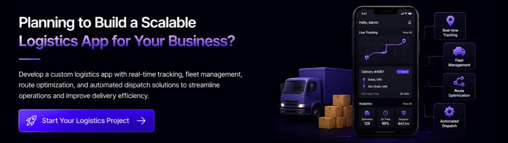 Logistic app development CTA 3