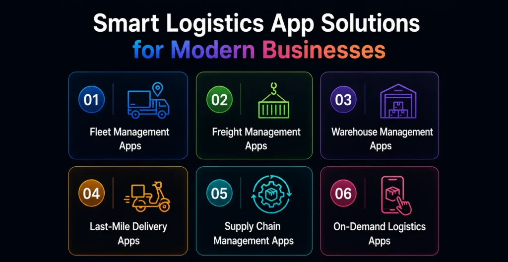 Types of Logistics Mobile Applications