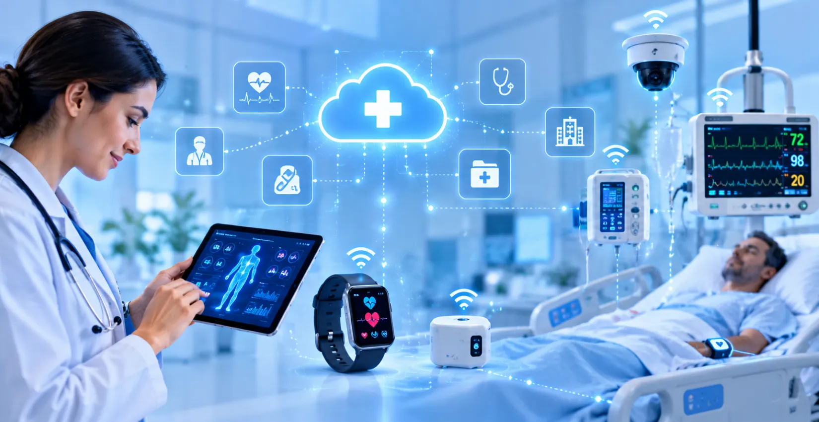 IoT in Healthcare: Applications, Benefits, Challenges & Future Trends