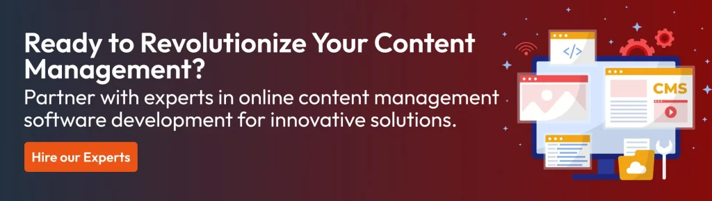 Content Management Software development cta2