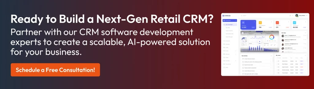 Retail CRM Software Development cta2