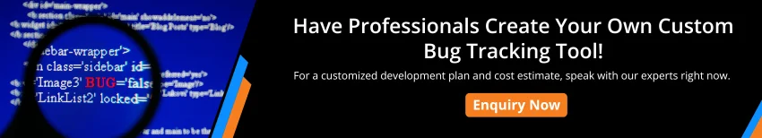Bug Tracking Software Development cta1
