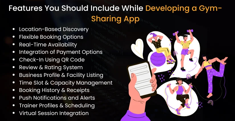 Features You Should Include While Developing a Gym-Sharing App