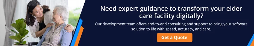 Elder Care Management Software Development cta1