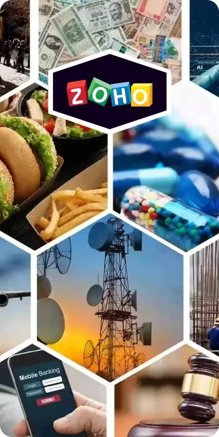 Octal’s Industry Expertise in Zoho Development