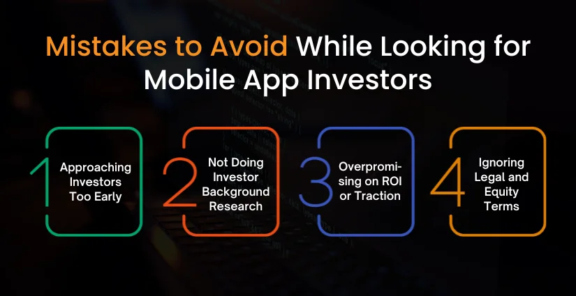 Mistakes to Avoid While Looking for Mobile App Investors