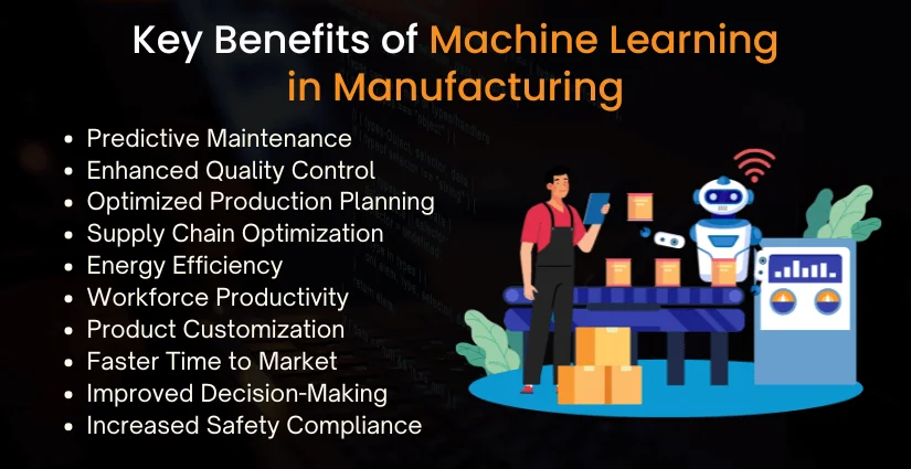 Key Benefits of Machine Learning in Manufacturing