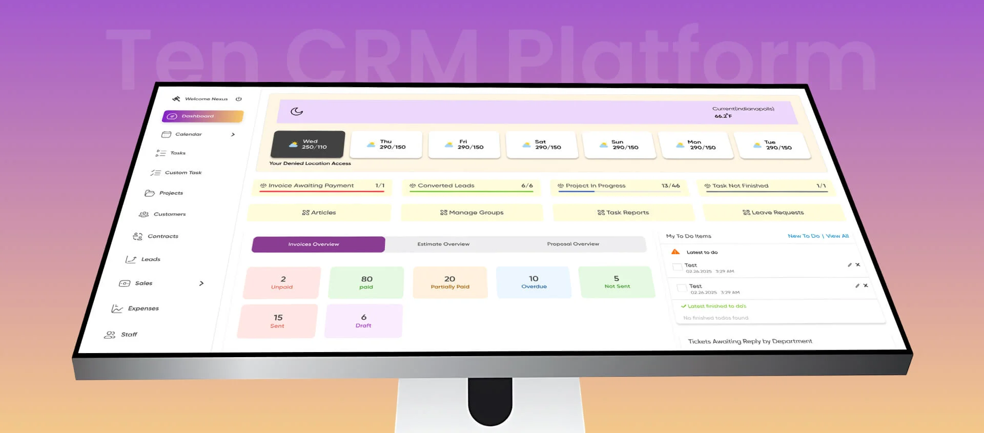Ten CRM Platform Case Study