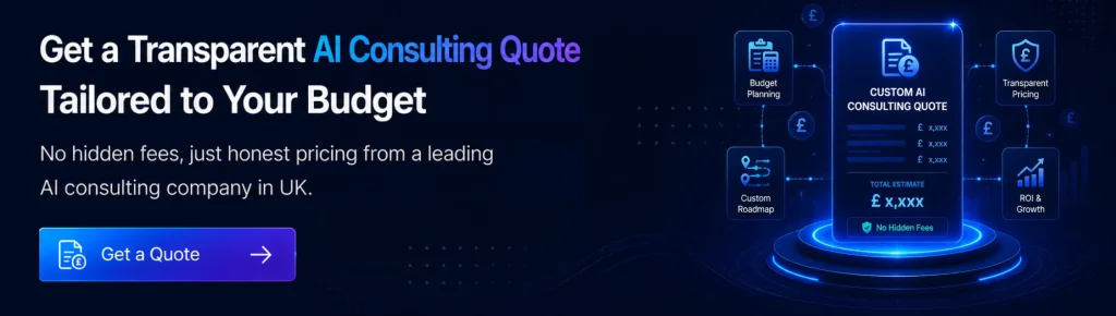 get a transparent AI consulting quote get a transparent AI consulting quote