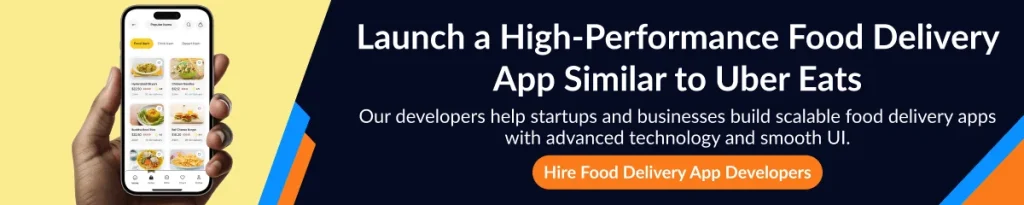 Food Delivery App CTA