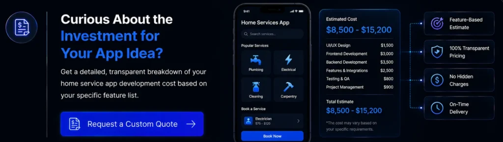 On-demand home services app CTA 2