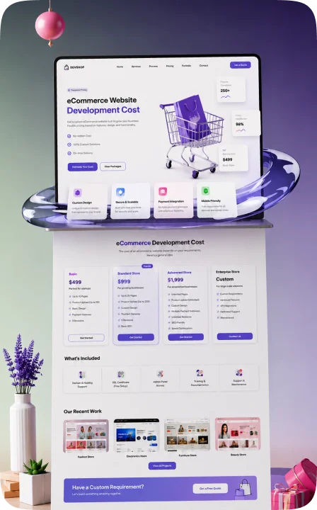 Ecommerce Website Development Cost Breakdown